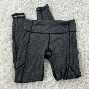 Lululemon Speed Tight Heathered Black